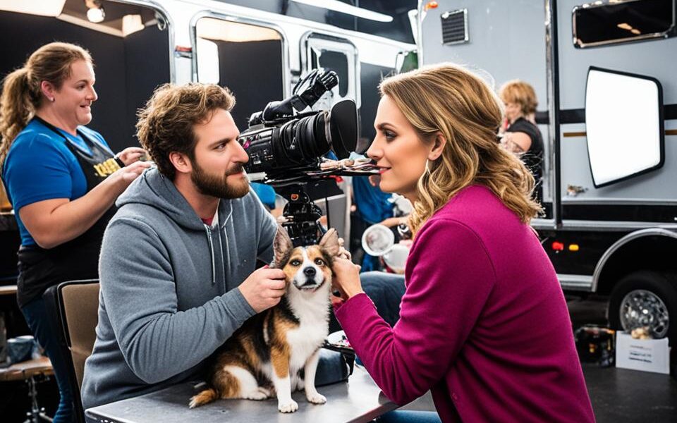 bastidores de 'Pais de Pets Filme'